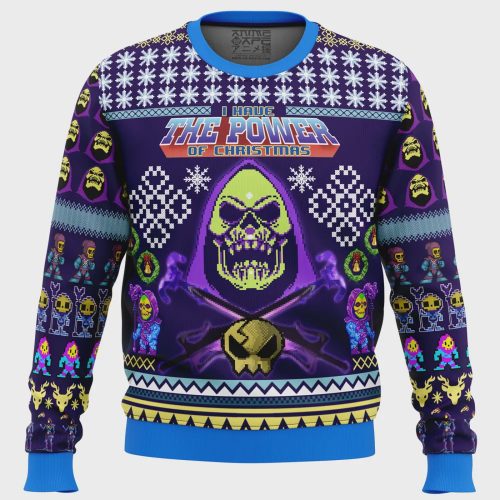 Skeletor Masters of the Universe Ugly Christmas Sweater: Festive Nostalgia for Fans!