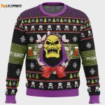 Get Festive with the Skeletor Ugly Christmas Sweater – Perfect Holiday Attire for Fans & Geeks!