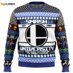 Get Festive with Smash University Ugly Christmas Sweater – Perfect Holiday Gift for Gamers