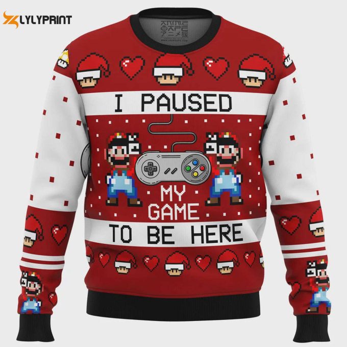 Get Festive With Snes Ugly Christmas Sweater – Retro Gaming Holiday Apparel