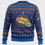 Get Festive with The Magic School Bus Ugly Christmas Sweater – Embark on Space Adventures!