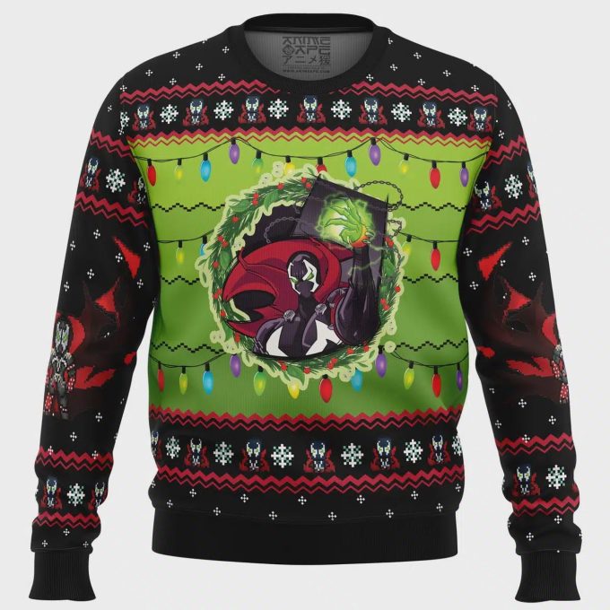 Get Festive With The Spawn Ugly Christmas Sweater – Limited Edition Holiday Apparel