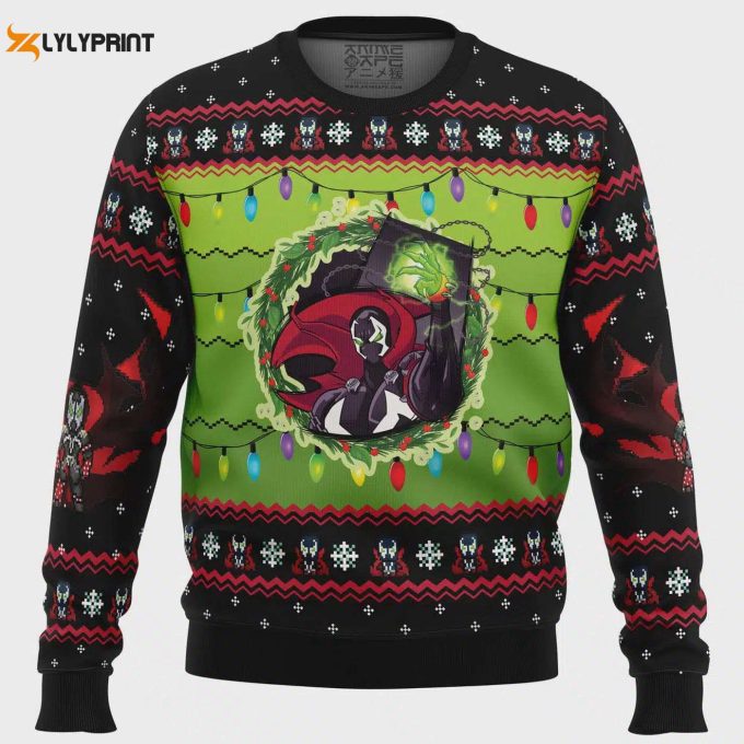 Get Festive With The Spawn Ugly Christmas Sweater – Limited Edition Holiday Apparel