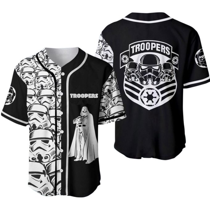 Stormtrooper White Black Baseball Jersey - Gift For Men Women - Gift For Men Women 2