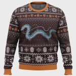 Get Festive with Studio Ghibli Spirits Ugly Christmas Sweater – Perfect Holiday Wear for Anime Lovers!