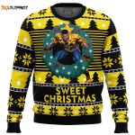 Get Festive with the Sweet Christmas Luke Cage Ugly Christmas Sweater – Perfect Holiday Attire!