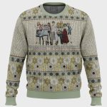 Get Festive with the Elite Team Steins Gate Ugly Christmas Sweater – Limited Edition Fun for Anime Fans!