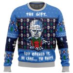 Get Festive with the Gift Hellraiser Ugly Christmas Sweater – Unique & Eye-Catching Holiday Apparel!