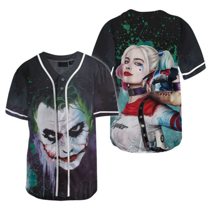 The Joker &Amp; Harley Quinn Baseball Jersey - Gift For Men Women - Gift For Men Women 2