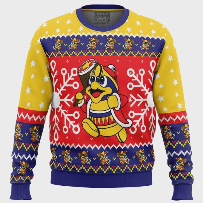 Get Festive With The King Dedede Kirby Ugly Christmas Sweater – Perfect Holiday Attire!