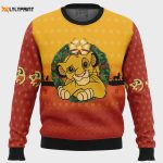 The Lion King Ugly Christmas Sweater: Festive Simba Design for a Roaringly Fun Holiday – Limited Stock!