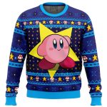 Pink Hero Kirby s Dream Land Ugly Christmas Sweater – Festive & Fun Gaming Apparel!