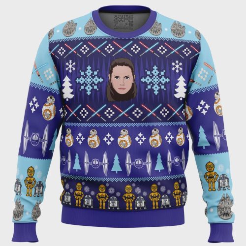 Unleash the Force with the Rise of Star Wars Ugly Christmas Sweater!