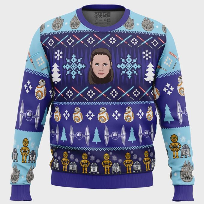 Unleash The Force With The Rise Of Star Wars Ugly Christmas Sweater!