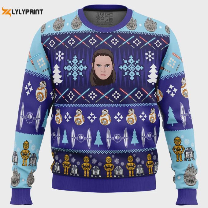 Unleash The Force With The Rise Of Star Wars Ugly Christmas Sweater!