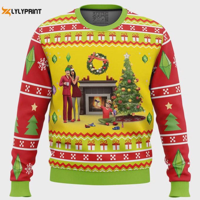 The Sims 4 Ugly Christmas Sweater: Festive Clothing For Sim Characters