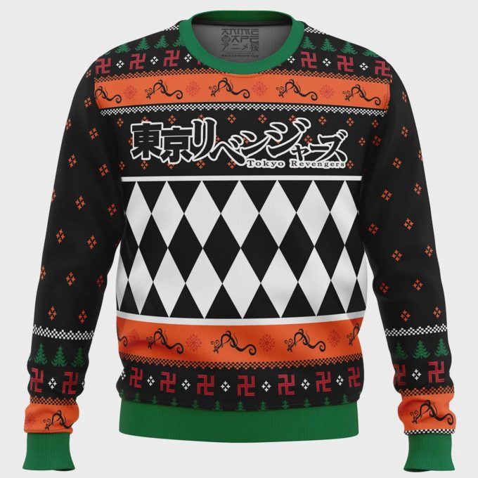 Get Festive With Tokyo Gang Tokyo Revengers Ugly Christmas Sweater – Stylish &Amp; Trendy Apparel For The Holidays!