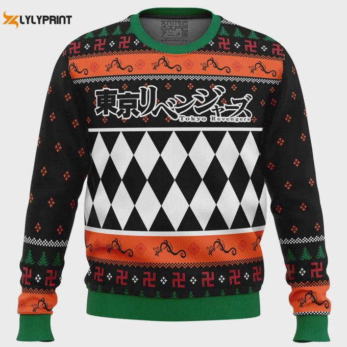 Get Festive With Tokyo Gang Tokyo Revengers Ugly Christmas Sweater – Stylish &Amp;Amp; Trendy Apparel For The Holidays!