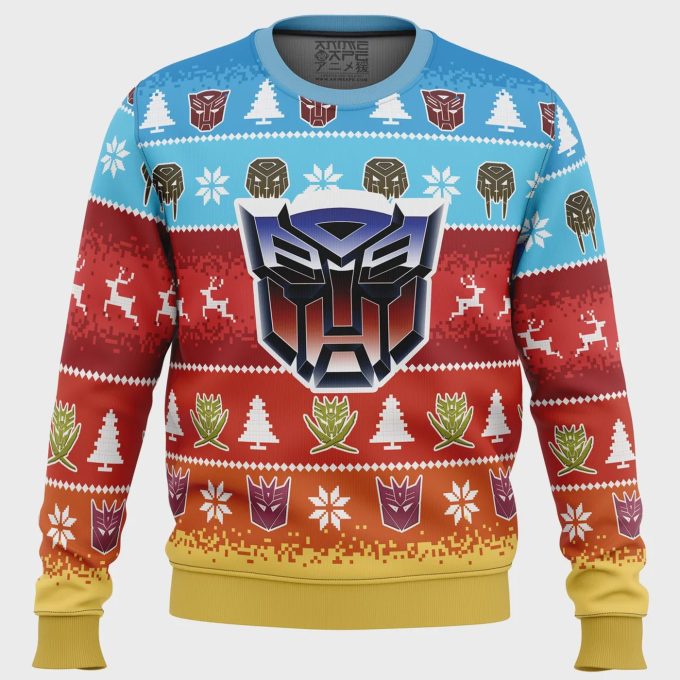 Get Festive With The Transformers Ugly Christmas Sweater – Perfect For Holiday Fun!