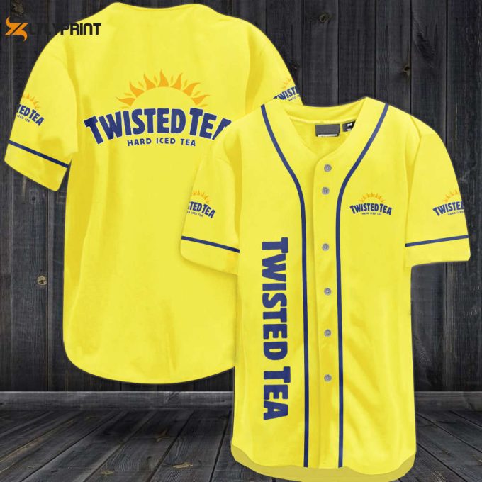 Twisted Tea Hard Iced Tea Baseball Jersey 1