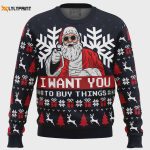 Get Festive with Uncle Santa Claus Ugly Christmas Sweater – Perfect Holiday Apparel!