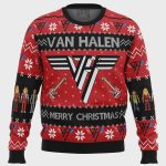 Rock the Holidays with Van Halen Ugly Christmas Sweater – Festive Music Merchandise