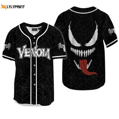 Venom Spider Baseball Jersey – Gift for Men Women – Gift for Men Women