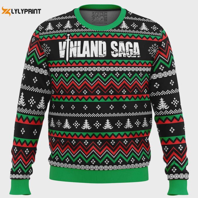 Get Festive With Our Viking Ship Vinland Saga Christmas Sweater – Perfect For Holiday Celebrations!