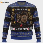 Get Festive with Whose The Master The Last Dragon Ugly Christmas Sweater – Limited Edition Fun Apparel