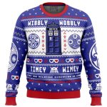 Wibbly Wobbly Doctor Who Ugly Christmas Sweater: Festive Geeky Apparel for Whovians!