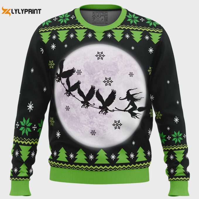 Wicked The Musical Ugly Christmas Sweater: Festive And Stylish Apparel For Fans Of The Hit Show!