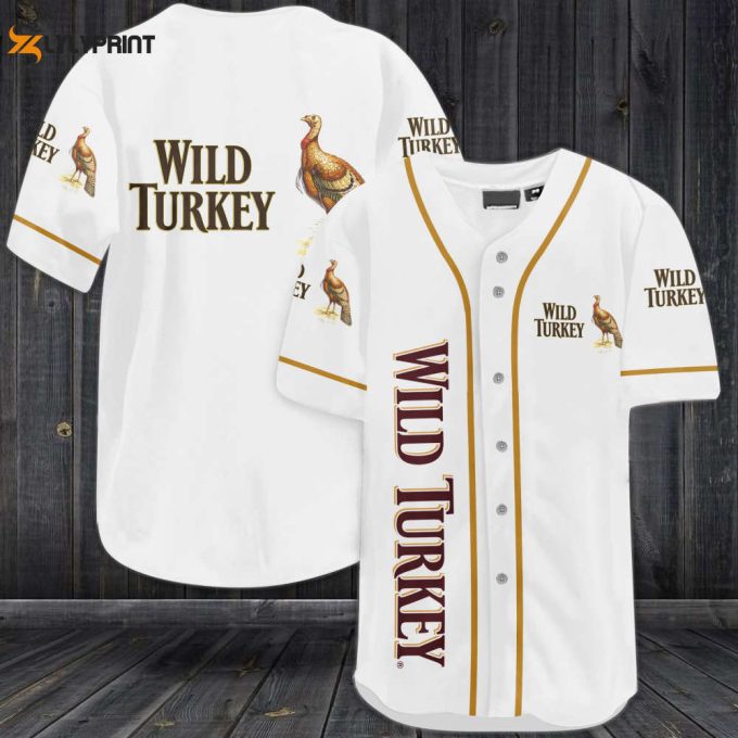 Wild Turkey Baseball Jersey 1