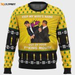 Will Smith Slaps Chris Rock Ugly Christmas Sweater: Memorable Meme-Inspired Attire