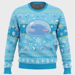 Xmas Slime: Reincarnated as a Slime Ugly Christmas Sweater – Festive & Fun Holiday Attire