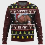 Yippee Ki Yay Ugly Dia Hard Christmas Sweater – Festive Fun for the Holidays!