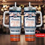 Denver Broncos NFL Kings of Football Personalized Stanley Tumbler – Perfect 40Oz Gift for Fans