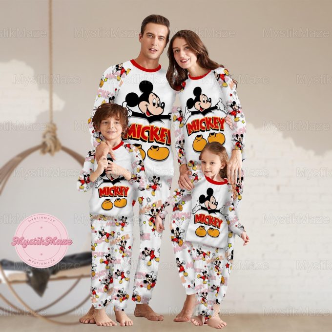 Magical Mickey Pajamas: Funhouse Holiday &Amp;Amp; Matching Set For Family Parties