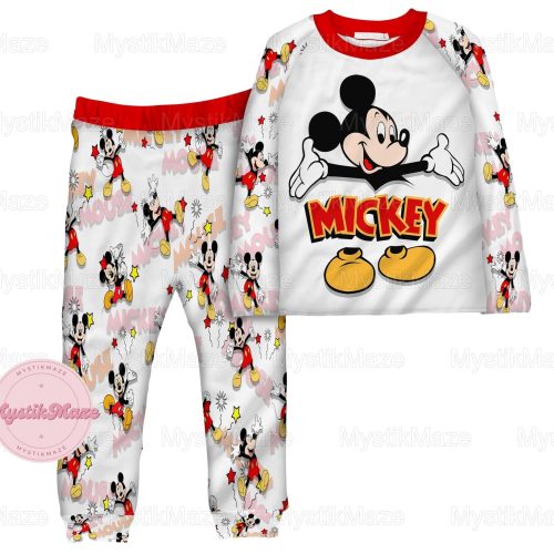 Magical Mickey Pajamas: Funhouse Holiday & Matching Set for Family Parties