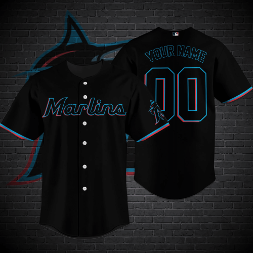 Custom Miami Marlins MLB Baseball Shirt M-32339: Show Your Team Spirit!