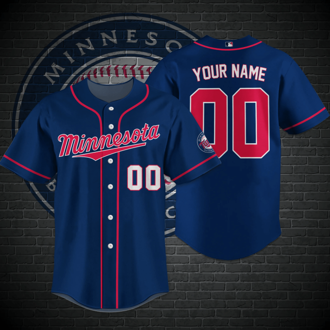 Custom Minnesota Twins Mlb Baseball Shirt – Stand Out With M-32339 Design!