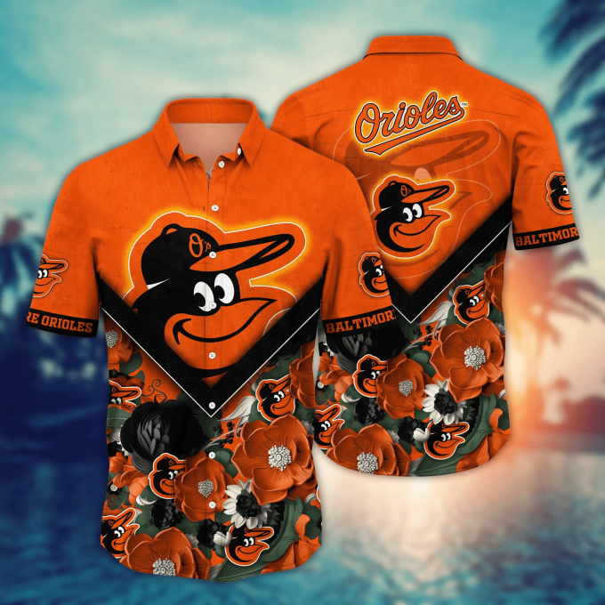 Shop Baltimore Orioles Mlb Hawaiian Shirt – Perfect Summer Holiday Gift For Baseball Lovers &Amp; Baltimore Fans