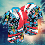 Miami Marlins MLB Hawaiian Shirt – Heat Aloha Shirt for Men & Women Perfect Summer Gift for Baseball Lovers & Marlins Fans