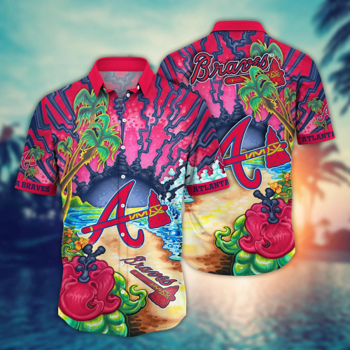 Atlanta Braves MLB Hawaiian Shirt – Baseball Lover Gift Idea Summer Aloha Shirt