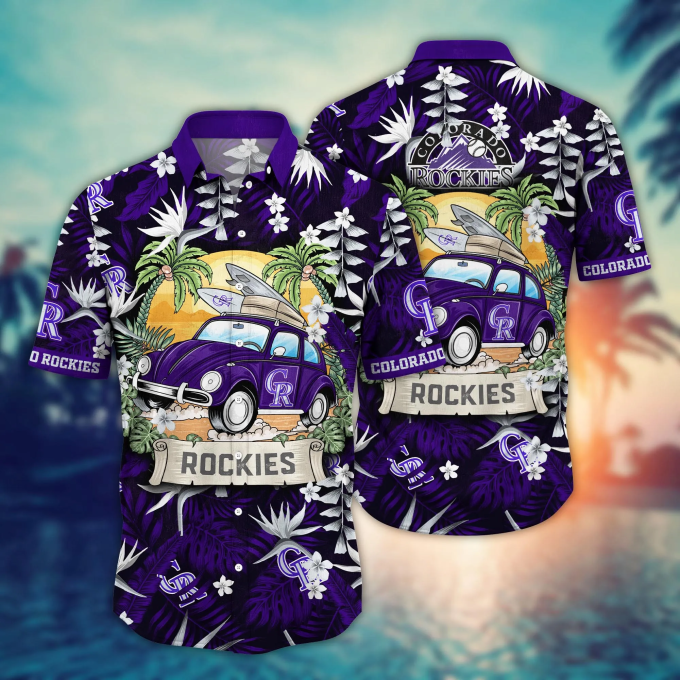 Colorado Rockies Mlb Hawaiian Shirt – Fresh Mowed Lawn Aloha Shirt Perfect Baseball Fan Gift &Amp;Amp; Summer Aloha Shirt