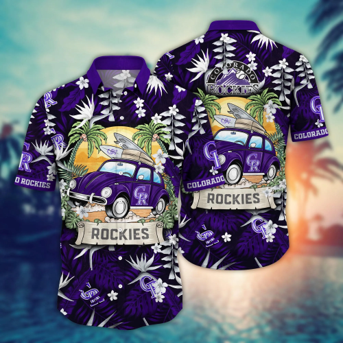 Colorado Rockies MLB Hawaiian Shirt – Fresh Mowed Lawn Aloha Shirt Perfect Baseball Fan Gift & Summer Aloha Shirt