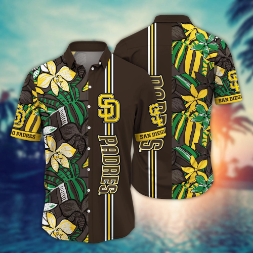 San Diego Padres MLB Hawaiian Shirt – Perfect Baseball Fan Gift Summer Aloha Shirt for Men and Women