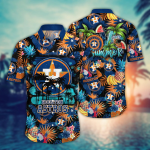 Houston Astros MLB Hawaiian Shirt Parasols – The Ultimate Baseball Fan Gift Summer Aloha Shirt