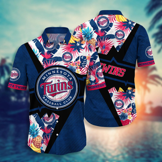 Minnesota Twins Hawaiian Shirt: Sun Rays Aloha Baseball Fan Gift – Perfect For Twins Lovers &Amp;Amp; Summer Fun!