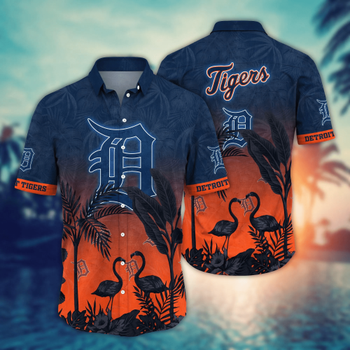 Detroit Tigers MLB Hawaiian Shirt – Perfect Baseball Fan Gift Summer Aloha Shirt