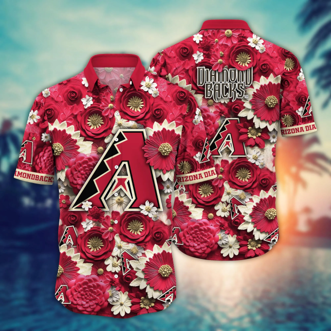 Arizona Diamondbacks Mlb Hawaiian Shirt – Perfect Baseball Lover Gift Aloha Style For Men &Amp;Amp; Women